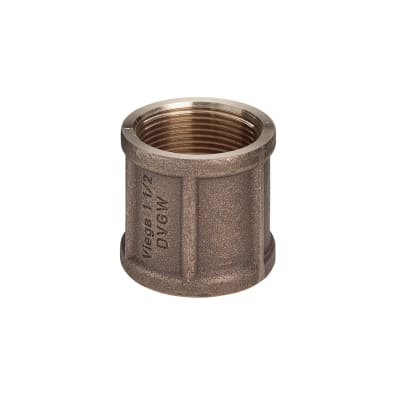 1.1/2" Muffe Rødgods Silicium Bronze