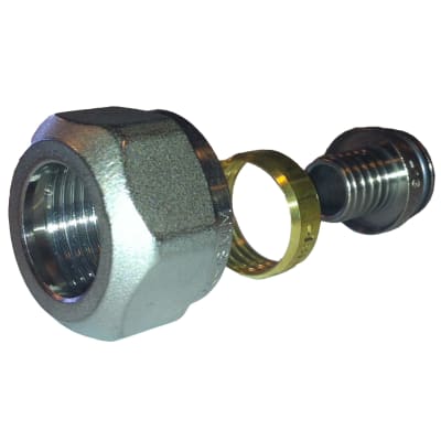 Forskruningssæt 3/4" til PE og PEX rør, 15 mm
