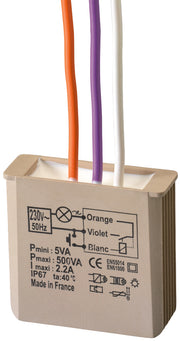 Elektronisk kiprelæ med soft start/stop til indbygn. MTR500E
