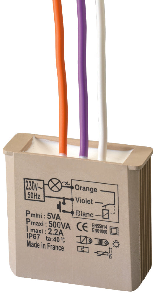 Elektronisk kiprelæ med soft start/stop til indbygn. MTR500E