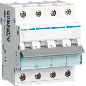 Automatsikring 3P+N C 13A 6kA 4M MCN613E