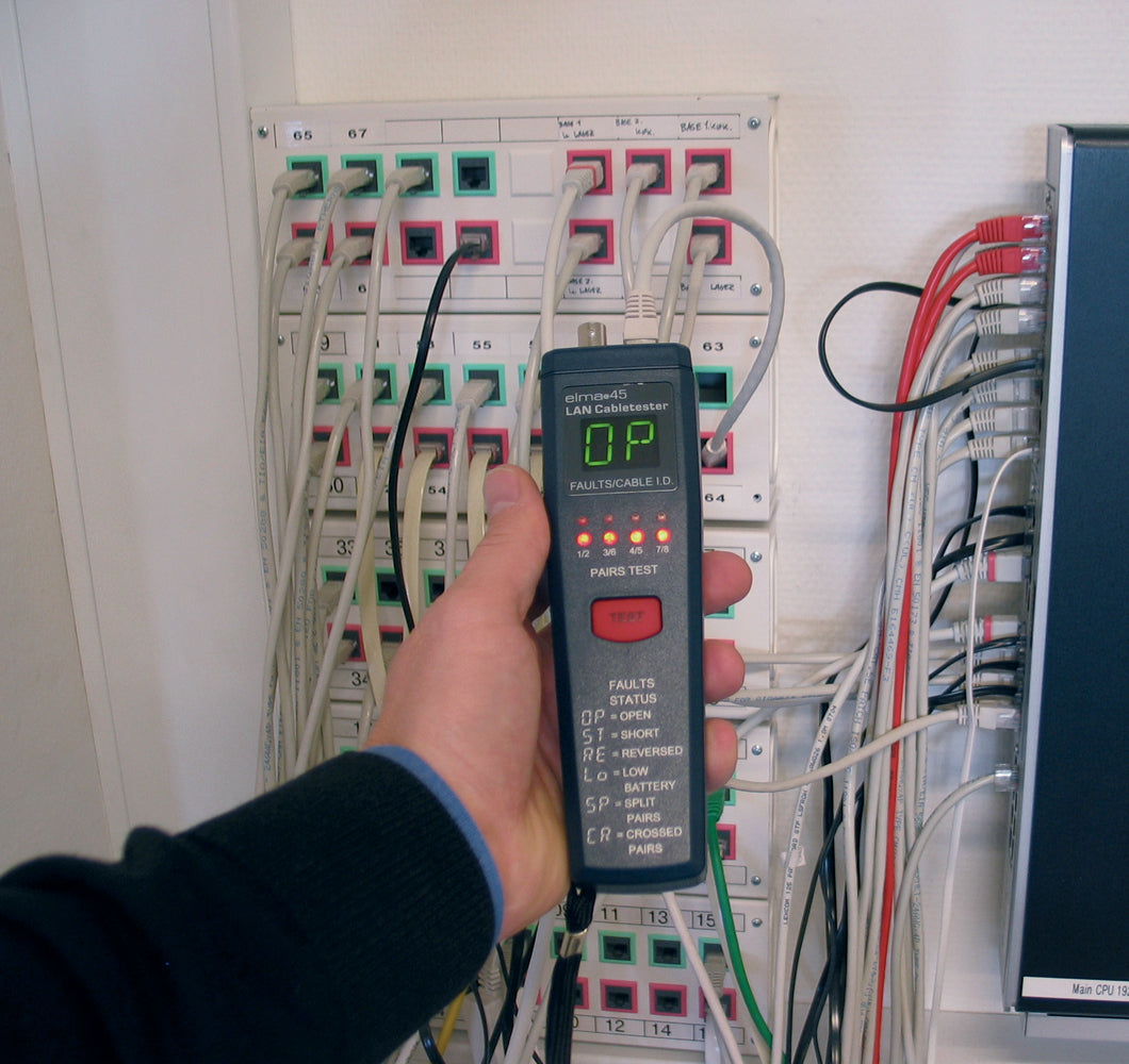 KABELTESTER LAN 45 UTP/COAX