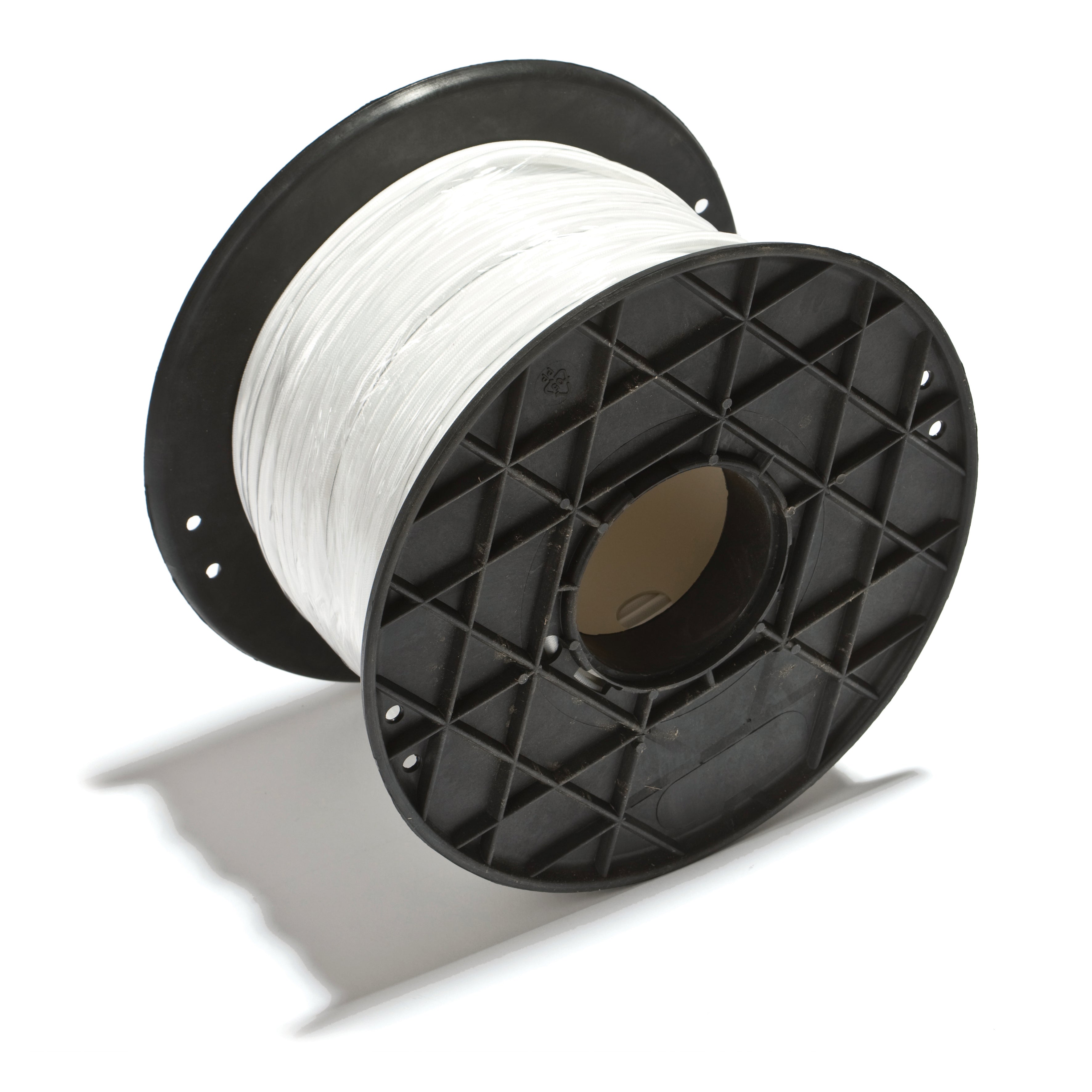 Furtex stofledning 2x0,75mm 180 grc. Hvid 100m