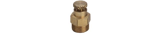 3/8" Messing luftskrue almindelig