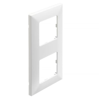 Fuga CE60 Ramme 2 x 1 modul, hvid