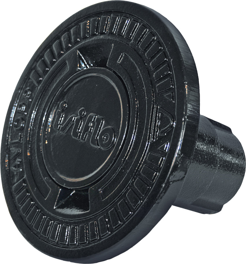 Isiflo 205 mm rundt flydende gadedæksel, duktiljern
