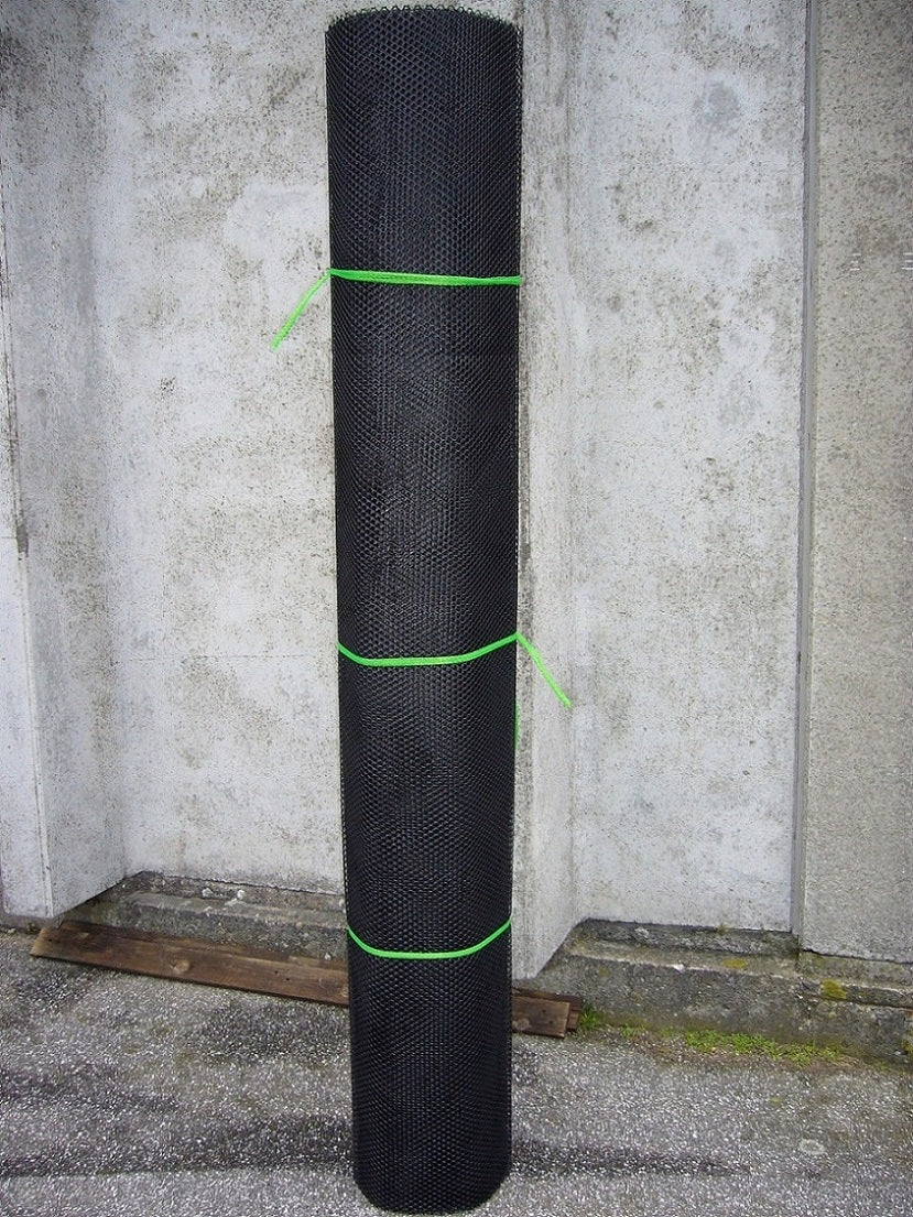 Expo-net armeringsnet 2 x 25 m, 6 x 8 x 2,9 mm, sort 1211L