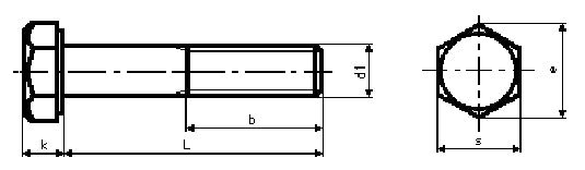 Stålbolt M20 x 140 mm, A4, DIN 931, 6-kant