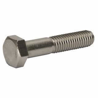 M12 x 90 mm bolt, DIN 931, A4