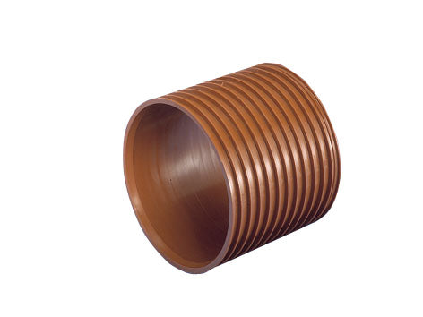 Uponor Double/Rib2 560 mm PP-skydemuffe, uden gummiring