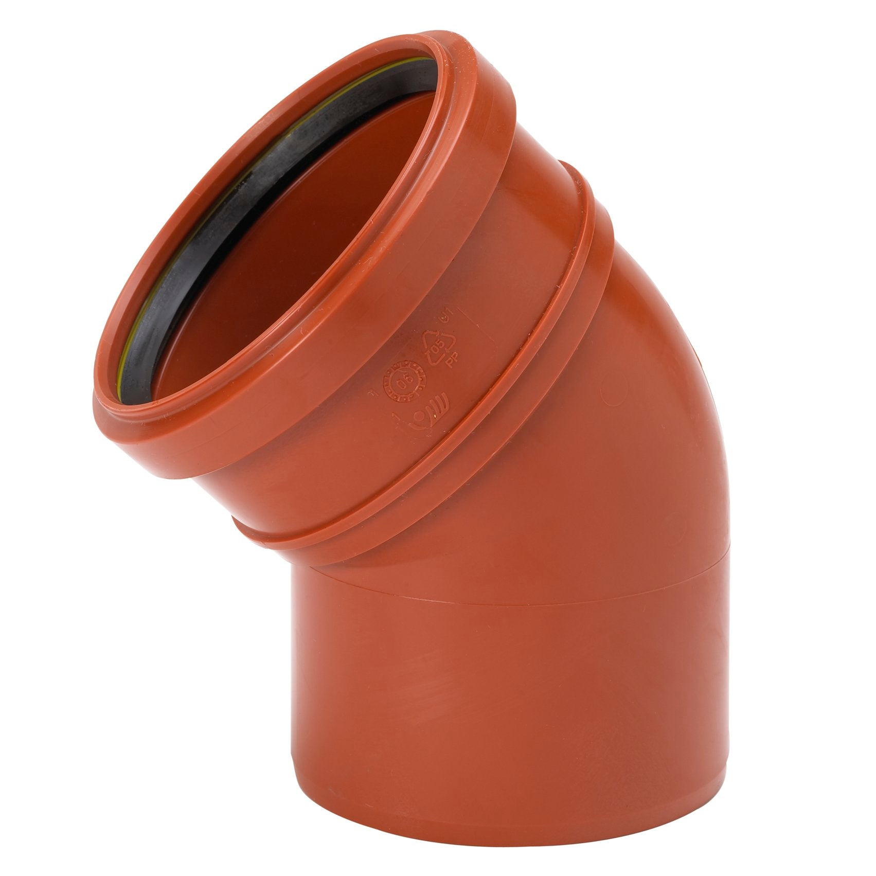 Uponor 160 mm 88 gr. PP-kloakbøjning