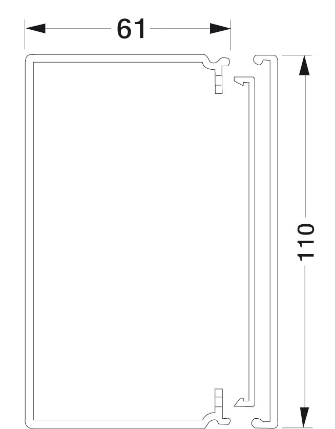 KABELKANAL KOMPLET LFH 60110 PH