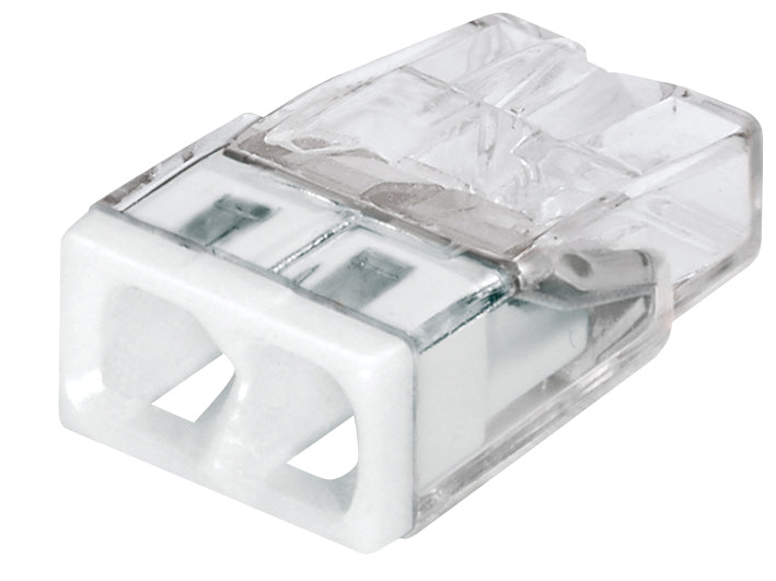 Samlemuffe 2x0,5-2,5 mm² hvid, serie 2273