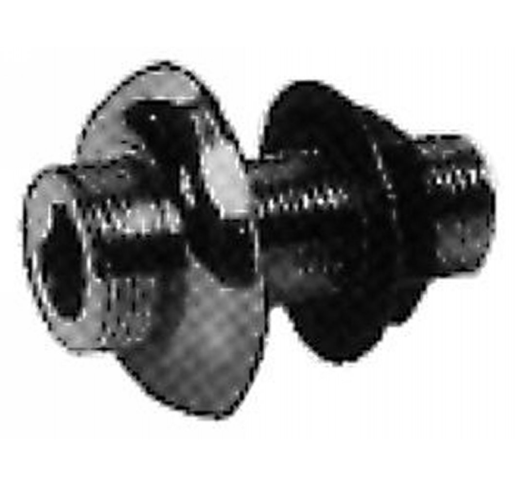 Tilgangsstykke ligeløbende 3/4"-1/2" 60 mm med roset