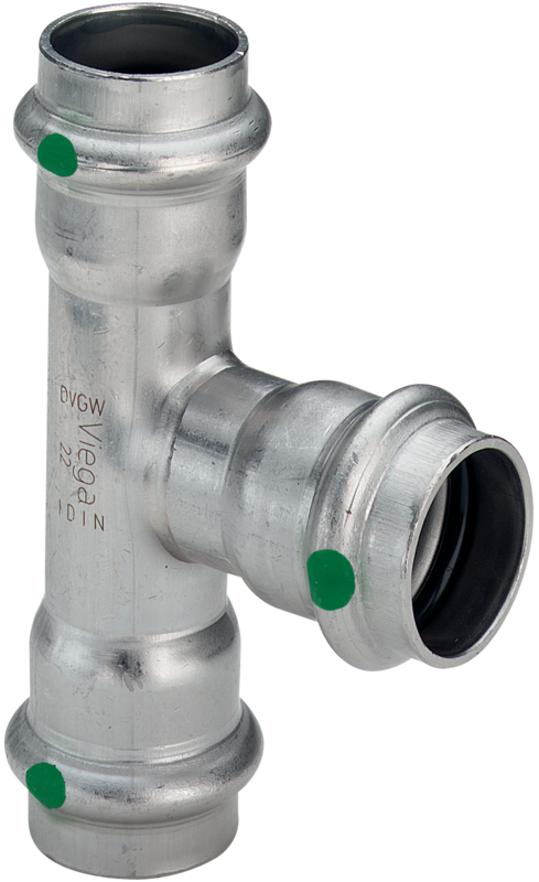 54 x 22 x 54 mm Sanpress Inox T-stykke