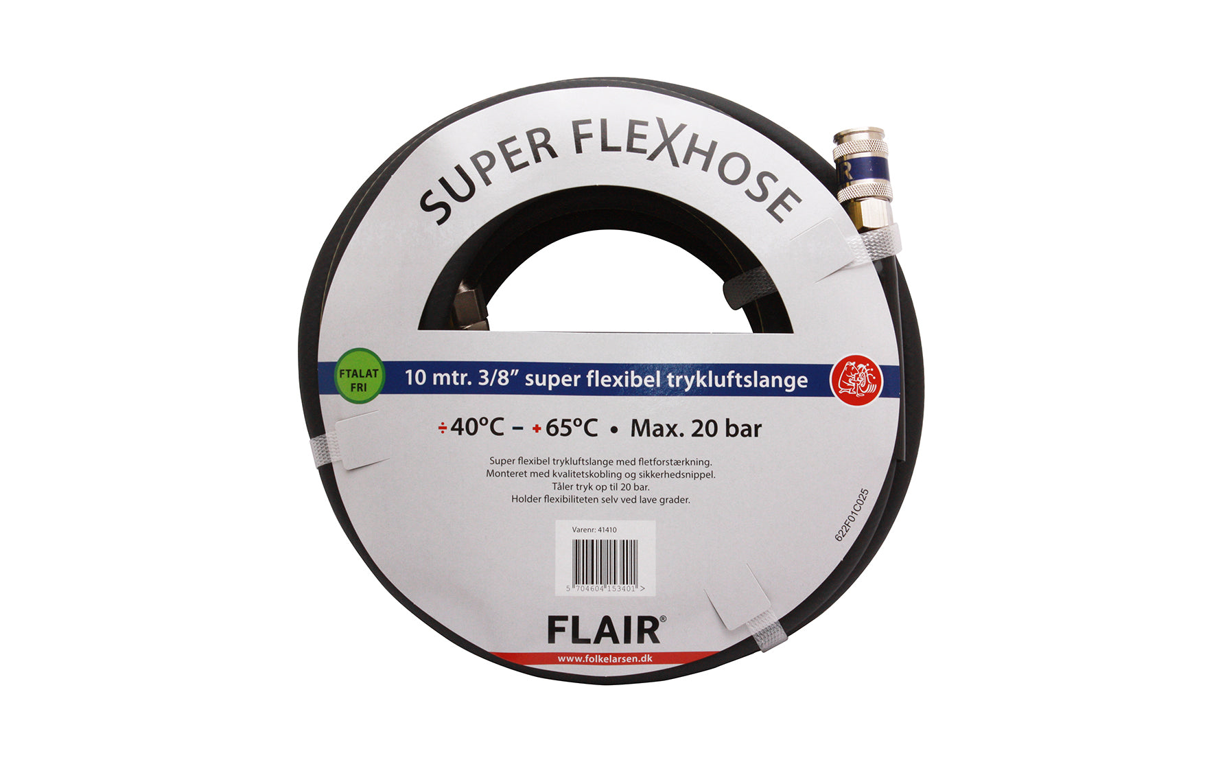 Flair FLEX Extreme trykluftslange, 3/8" x 10 m