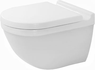 Duravit Starck 3 vægtoilet skjult montering. wondergliss
