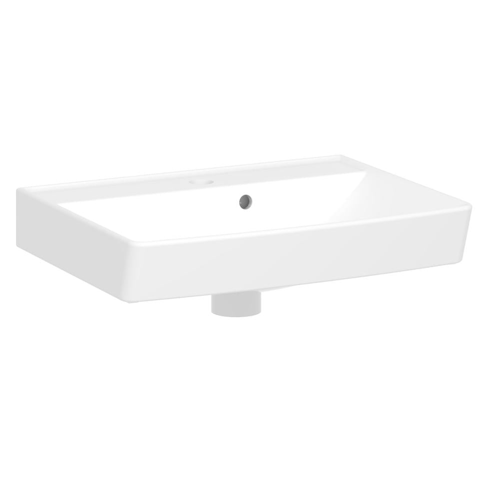 Dansani Cappella vask 52 cm porcelæn hvid