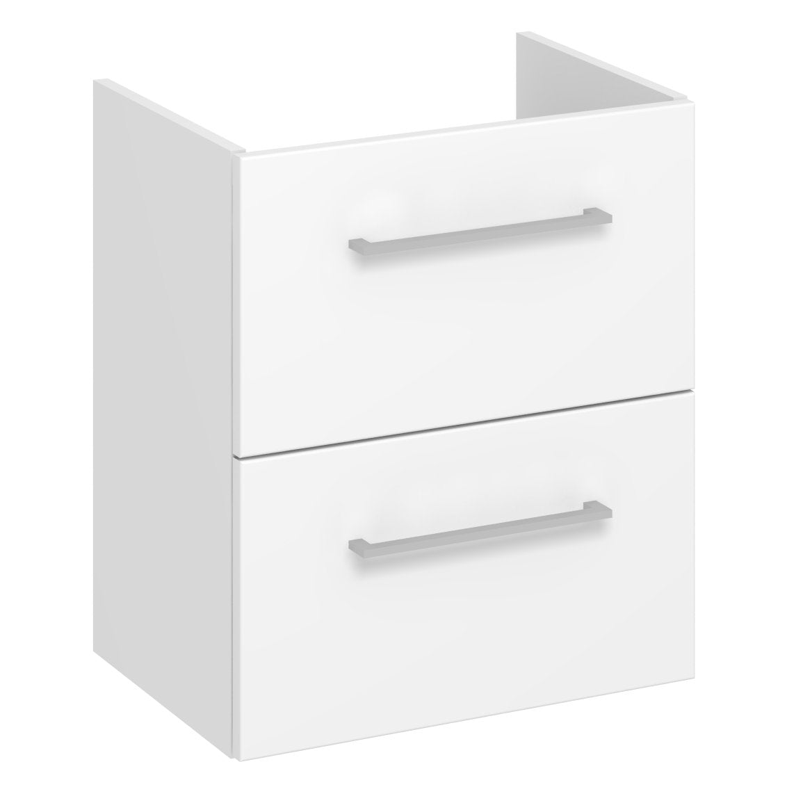 Dansani Mido Vaskeskab 2 skuffer og greb 58x50x35 cm hvid mat