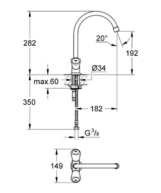 Grohe  Costa Køkkenarmatur