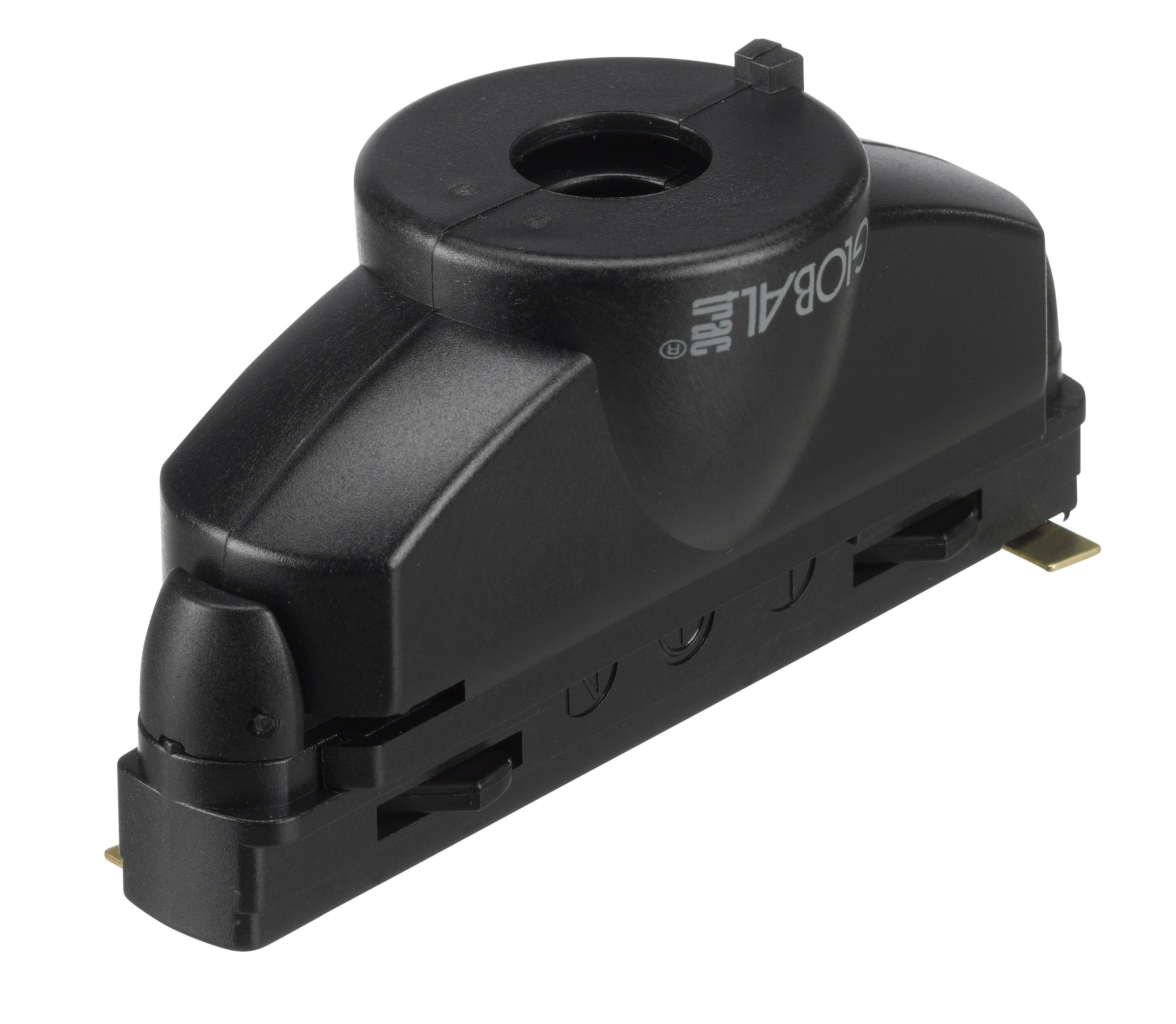 Global 1F Pendeladapter GB67-2 sort (med nippel og aflastning)