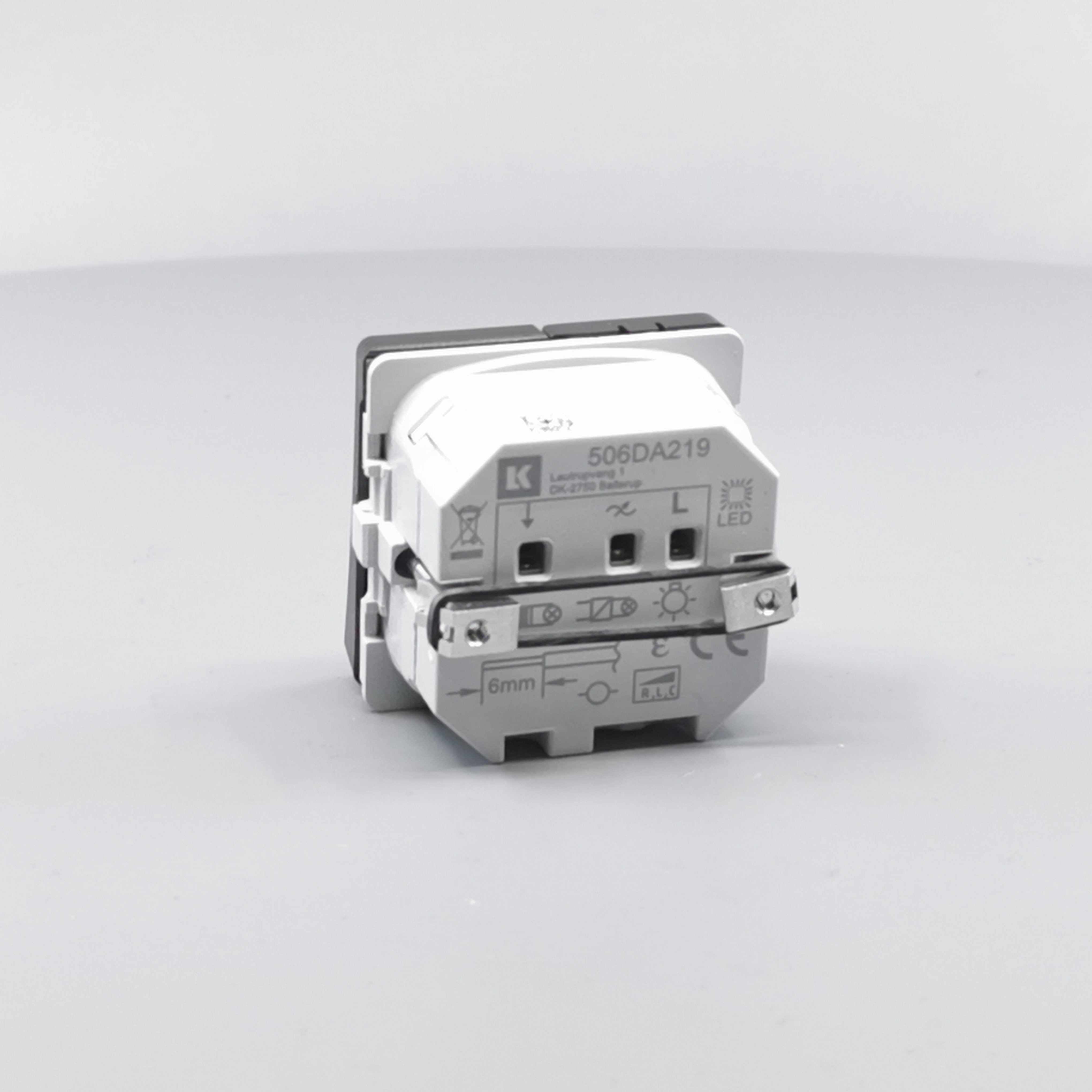 LK Fuga lysdæmper LED-S 120VA koksgrå m. korrespondance