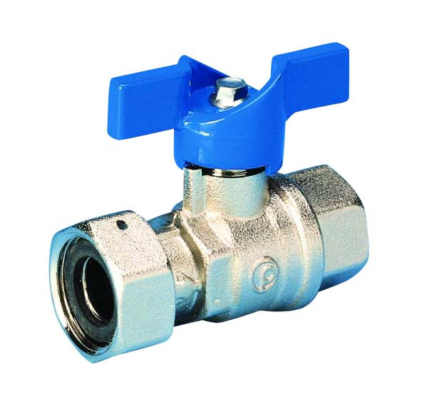 3/4" x 1/2" Kuglehane muffe/målerforskruning