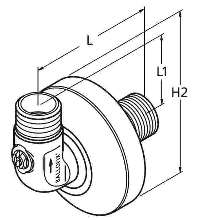 Ballofix 1/2" vinkel