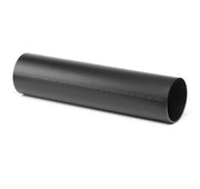 Geberit 56 x 5000 mm sort PEH-afløbsrør uden muffe
