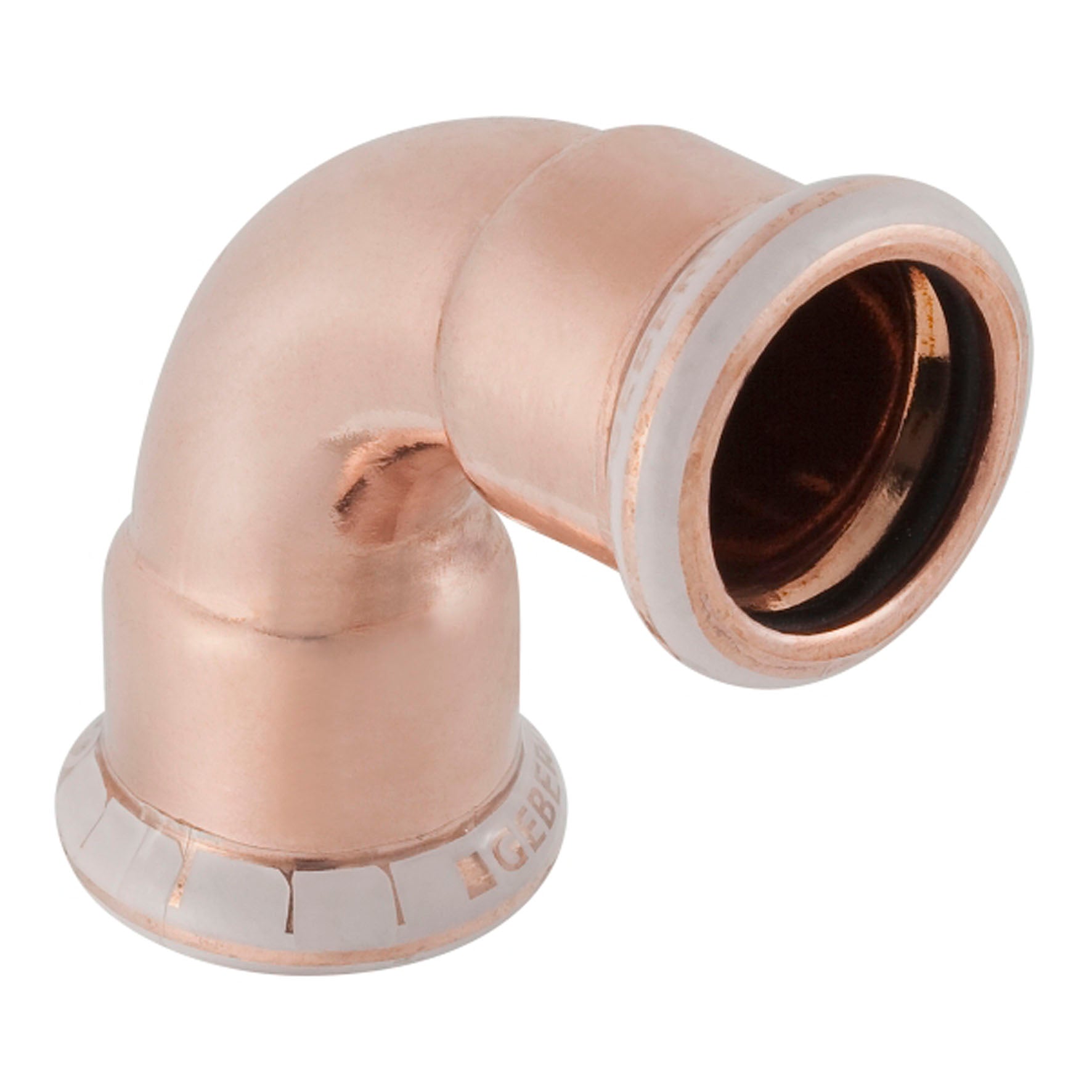 15 mm Bøjning CU 90° muffe/muffe Mapress