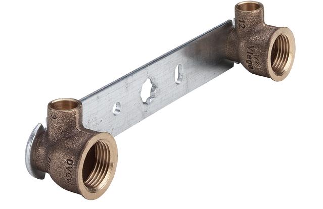 Viega 12 mm x 1/2"  montage blok