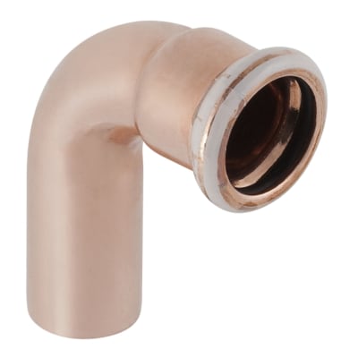 15 mm Bøjning CU 90° muffe/nippel Mapress