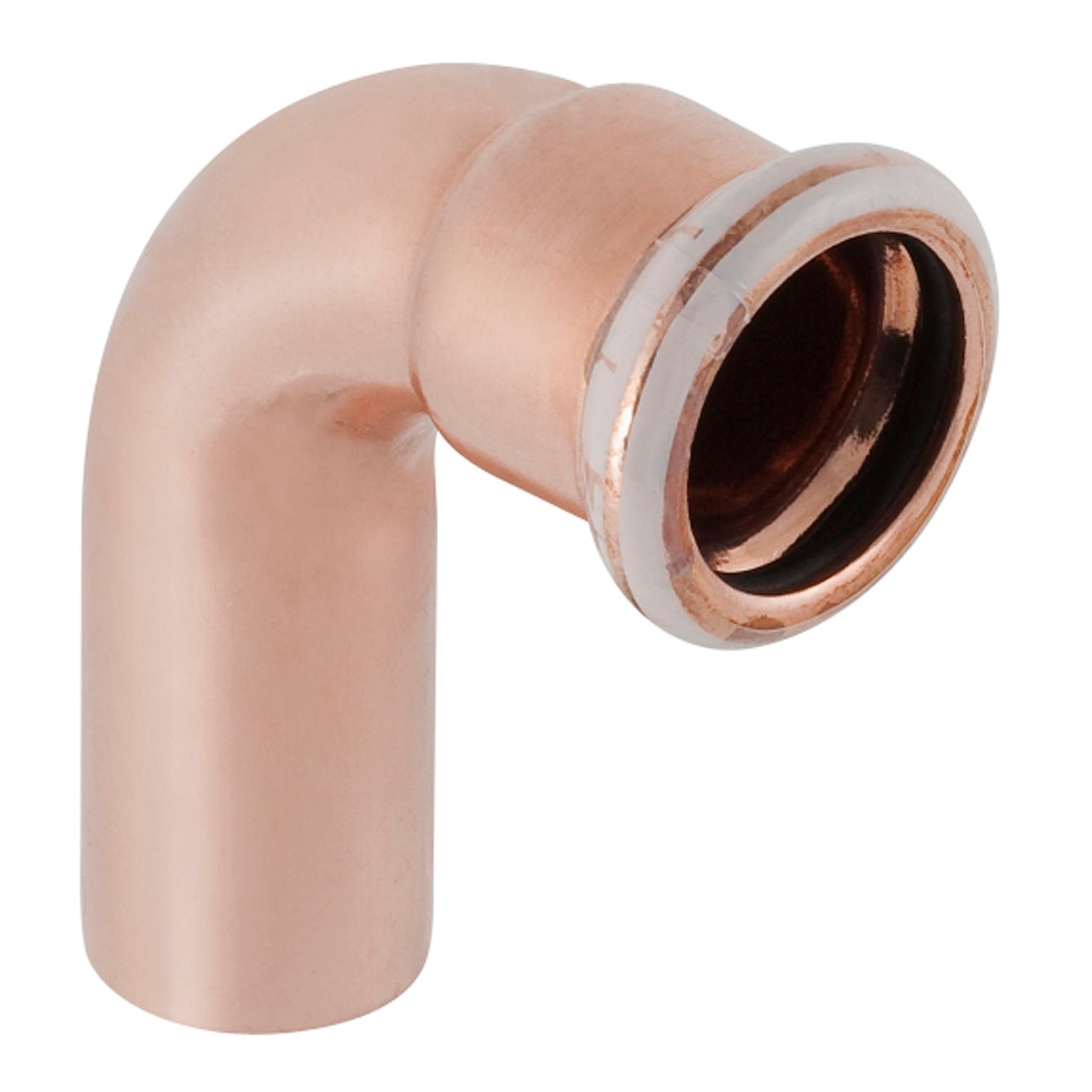 15 mm Bøjning CU 90° muffe/nippel Mapress