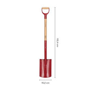 FISKARS SPADE,AFRUNDET L.SKAFT