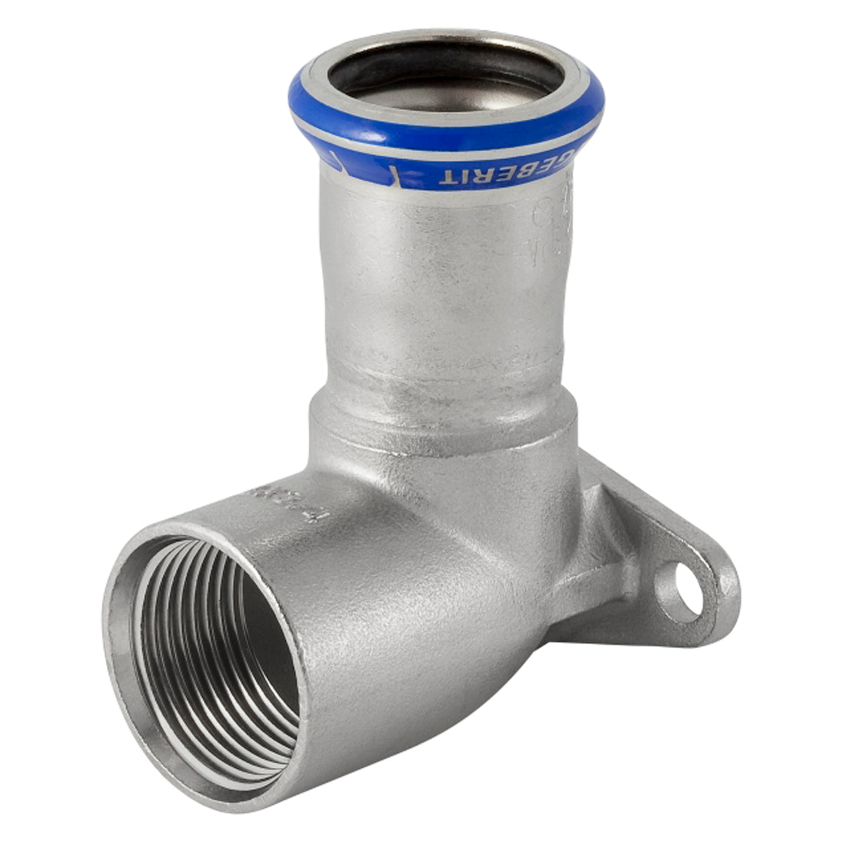 22mm x 3/4" Dækvinkel RF 90° muf/muf Mapress RF
