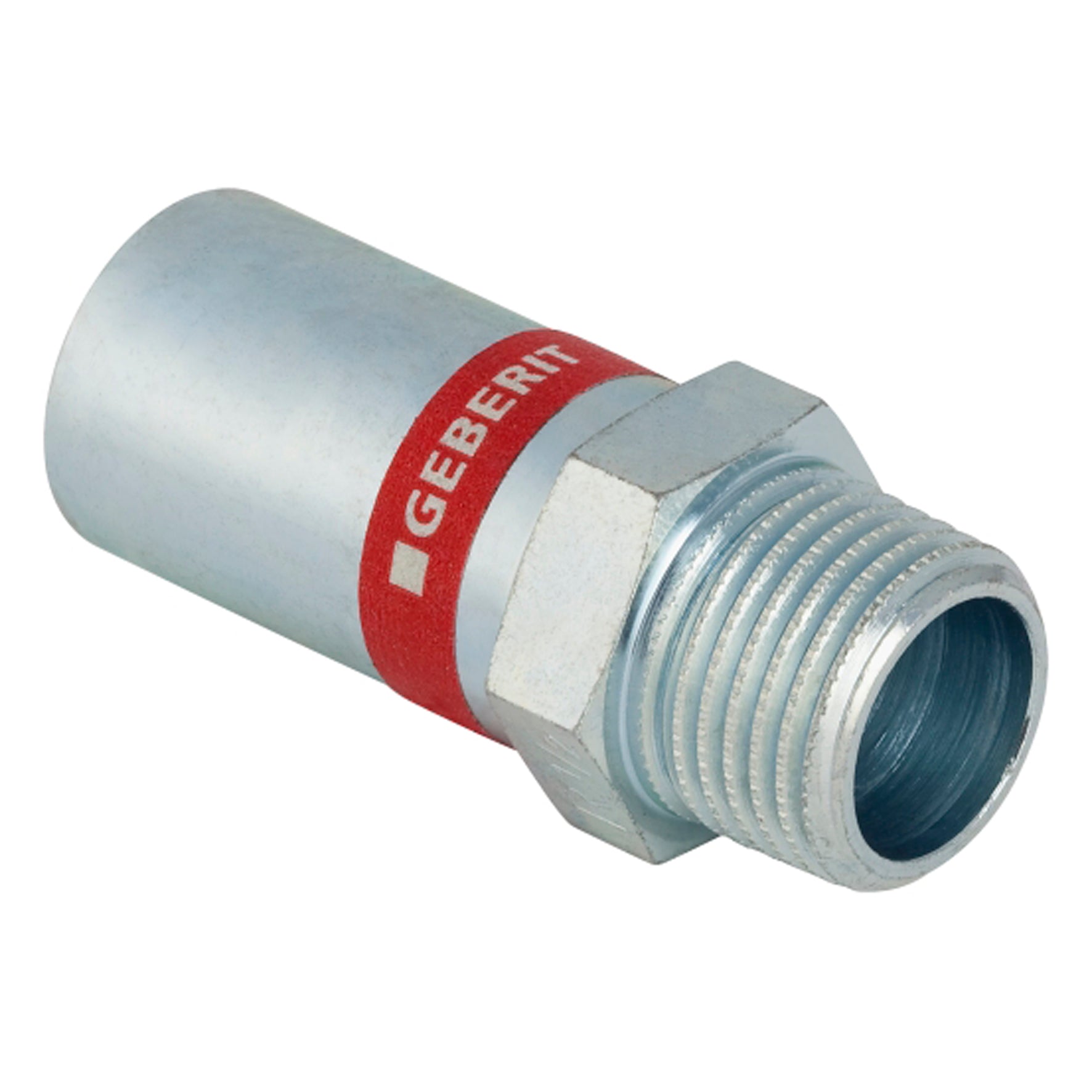 Geberit Mapress FZ Overgang 22mm x 1/2", nippel/nippel