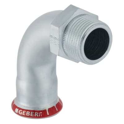 15 mm x 1/2" Bøjning FZ 90° muffe/nippel Mapress