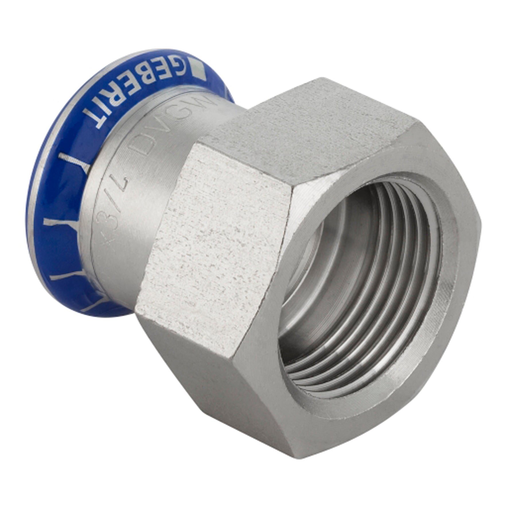 18mm x 3/4" overgang muf/muf Mapress RF