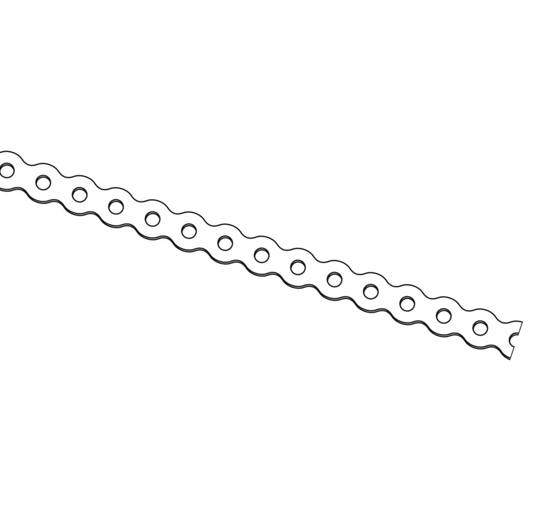 25 x 1,0 mm galvaniseret patentbånd, 10 m