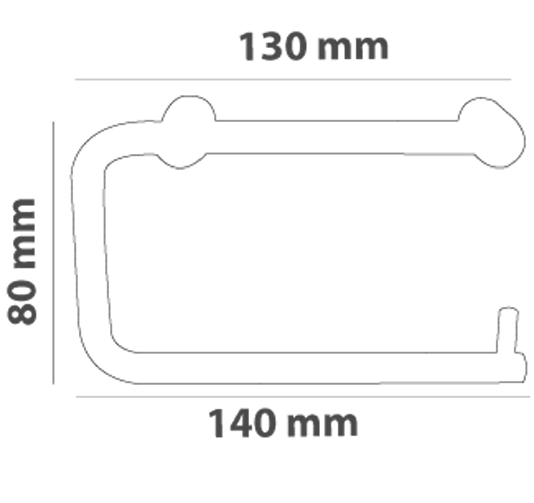 Frost Nova toiletrulleholder 5, poleret