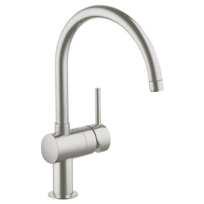 GROHE Minta Steel køkkenarmatur, c-tud
