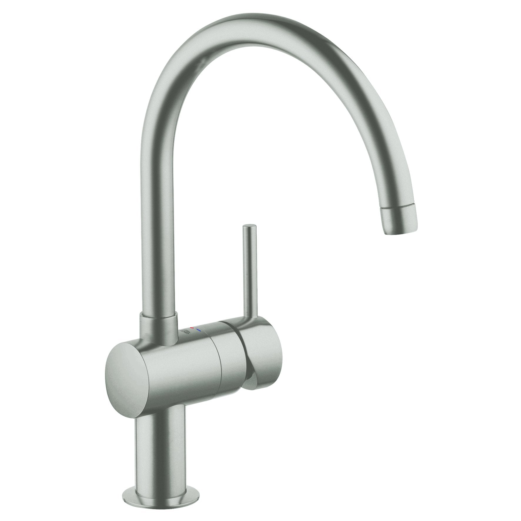 GROHE Minta Steel køkkenarmatur, c-tud