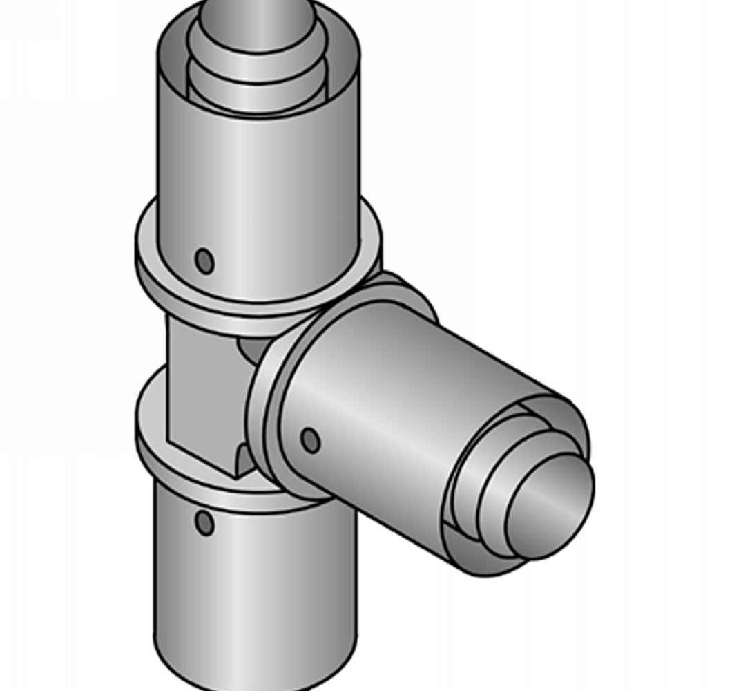 Uponor S-Press tee reduktion PPSU 32-20-32