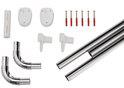 UNIVERSAL BRUSESTANG Ø25 MM KROM