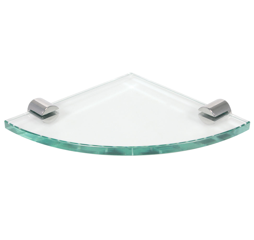 Frost Nova hjørnehylde 170x170mm m/børstet beslag