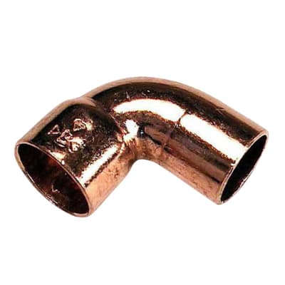 15 mm Lodde vinkel med glat ende