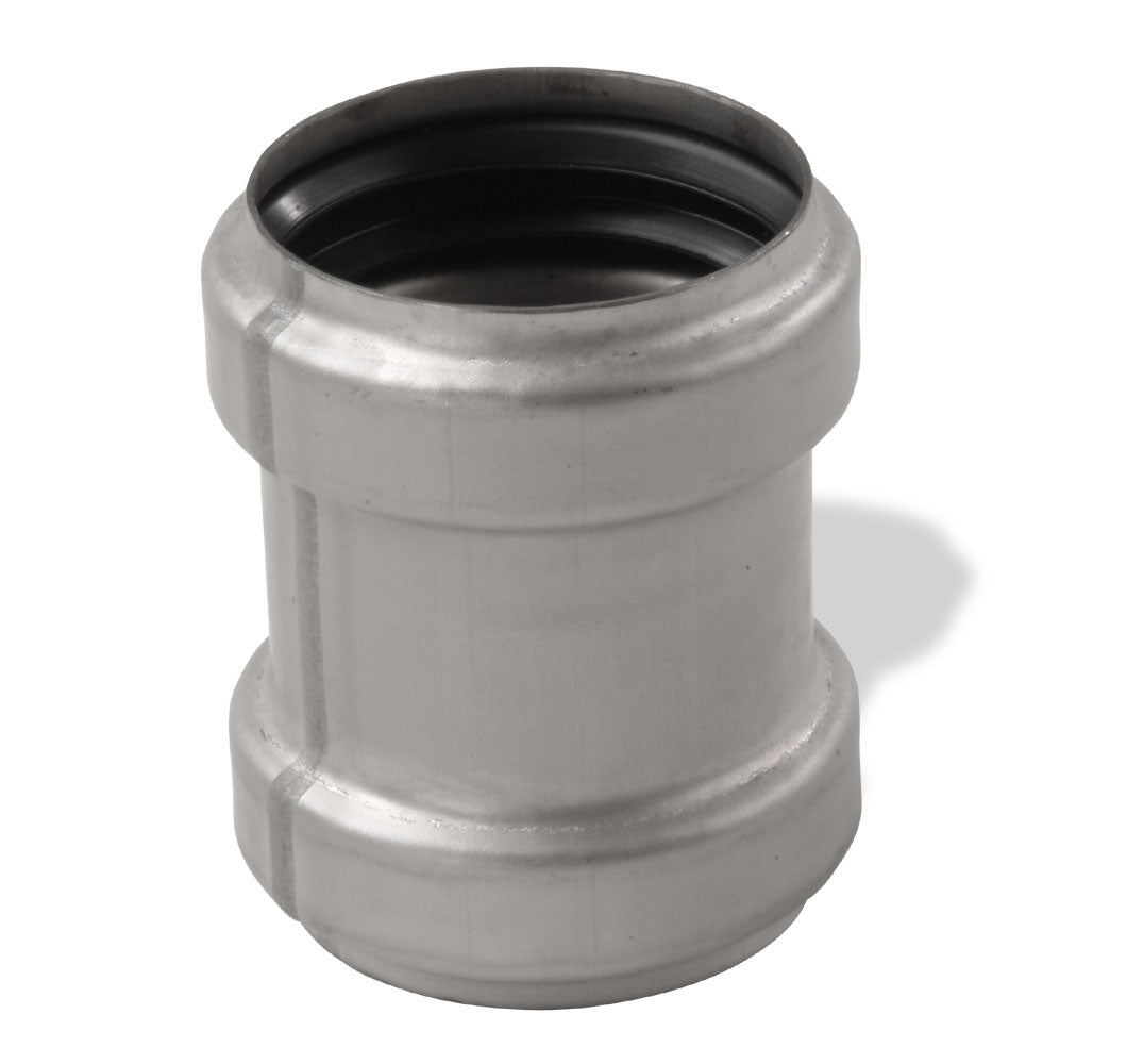 ACO 50 mm rustfri, syrefast afløbsskydemuffe, AISI 316