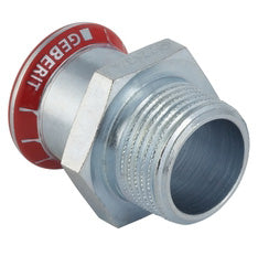 Geberit Mapress FZ Overgang 12mm x 1/2", muffe/nippel