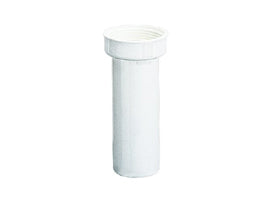 50 mm x 1.1/2" Tilslutningsrør med gevind hvid