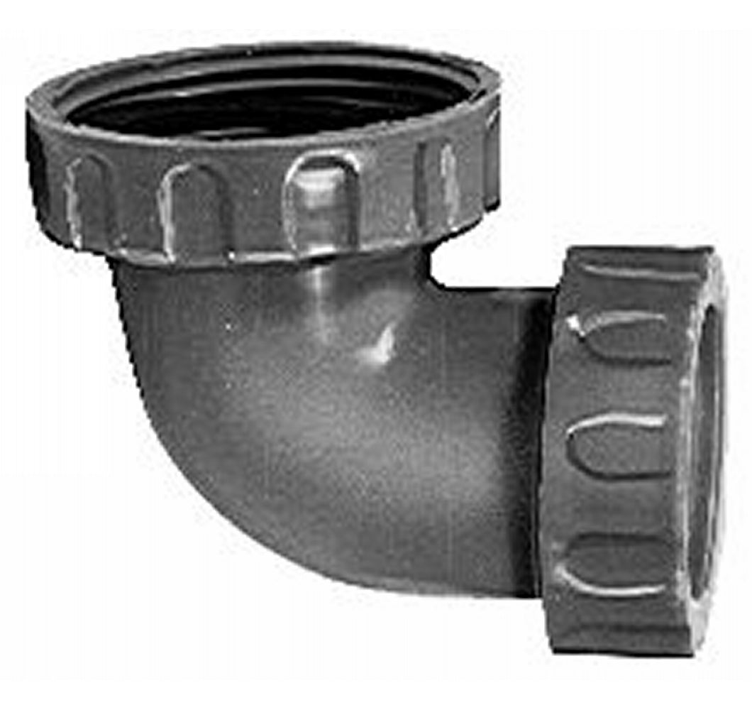 1.1/4" x 32 mm Hvid plastvinkel